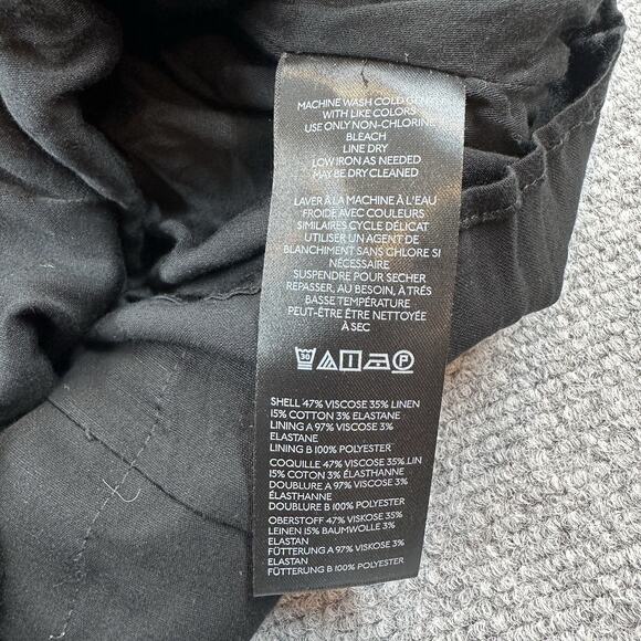 Anthropologie Maeve Off The Shoulder Bow Mini Dress Black S Tulle Pin Up Flare - Picture 10 of 14